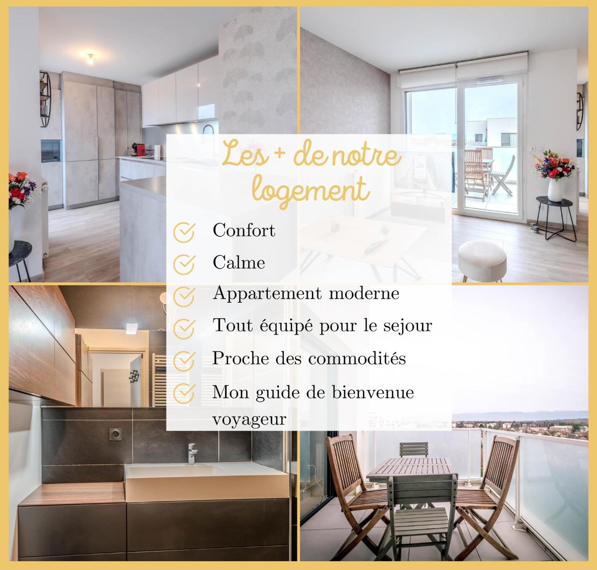 Ferienwohnung Appart T3 Moderne Ambilly Exterior foto