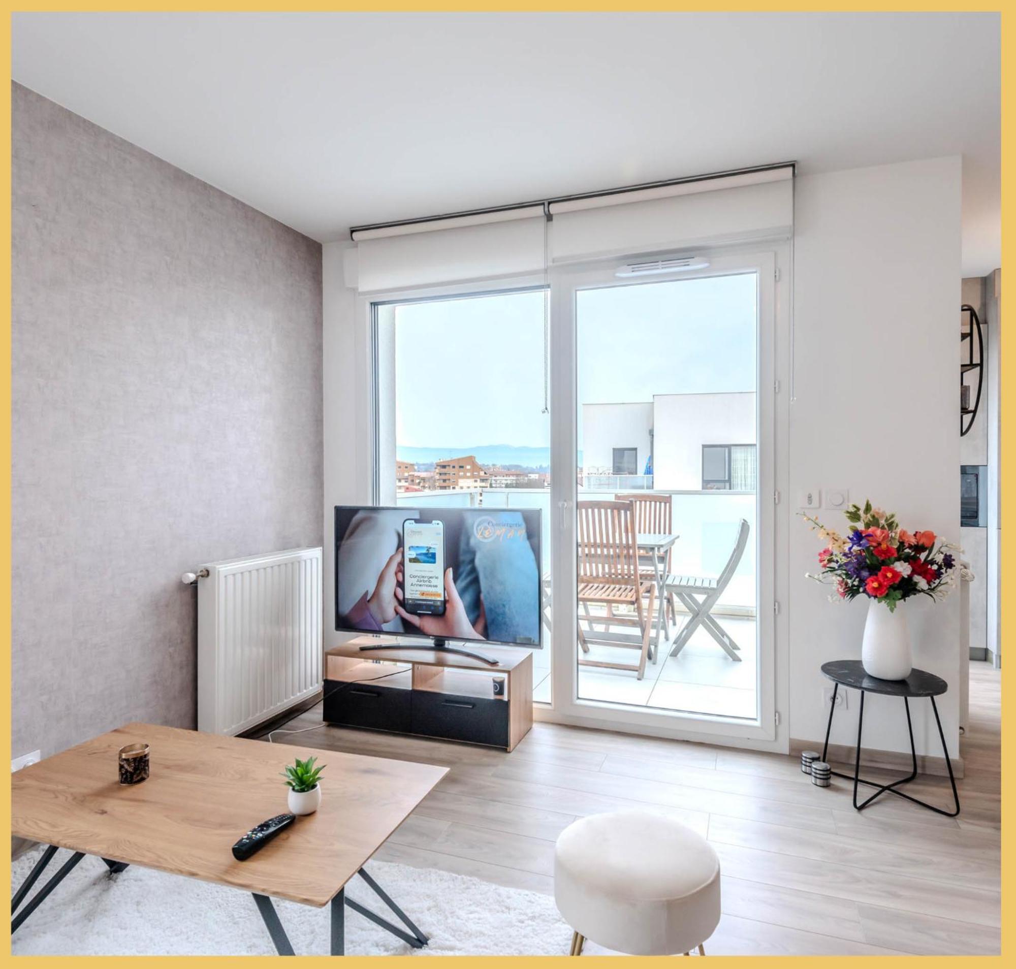 Ferienwohnung Appart T3 Moderne Ambilly Exterior foto