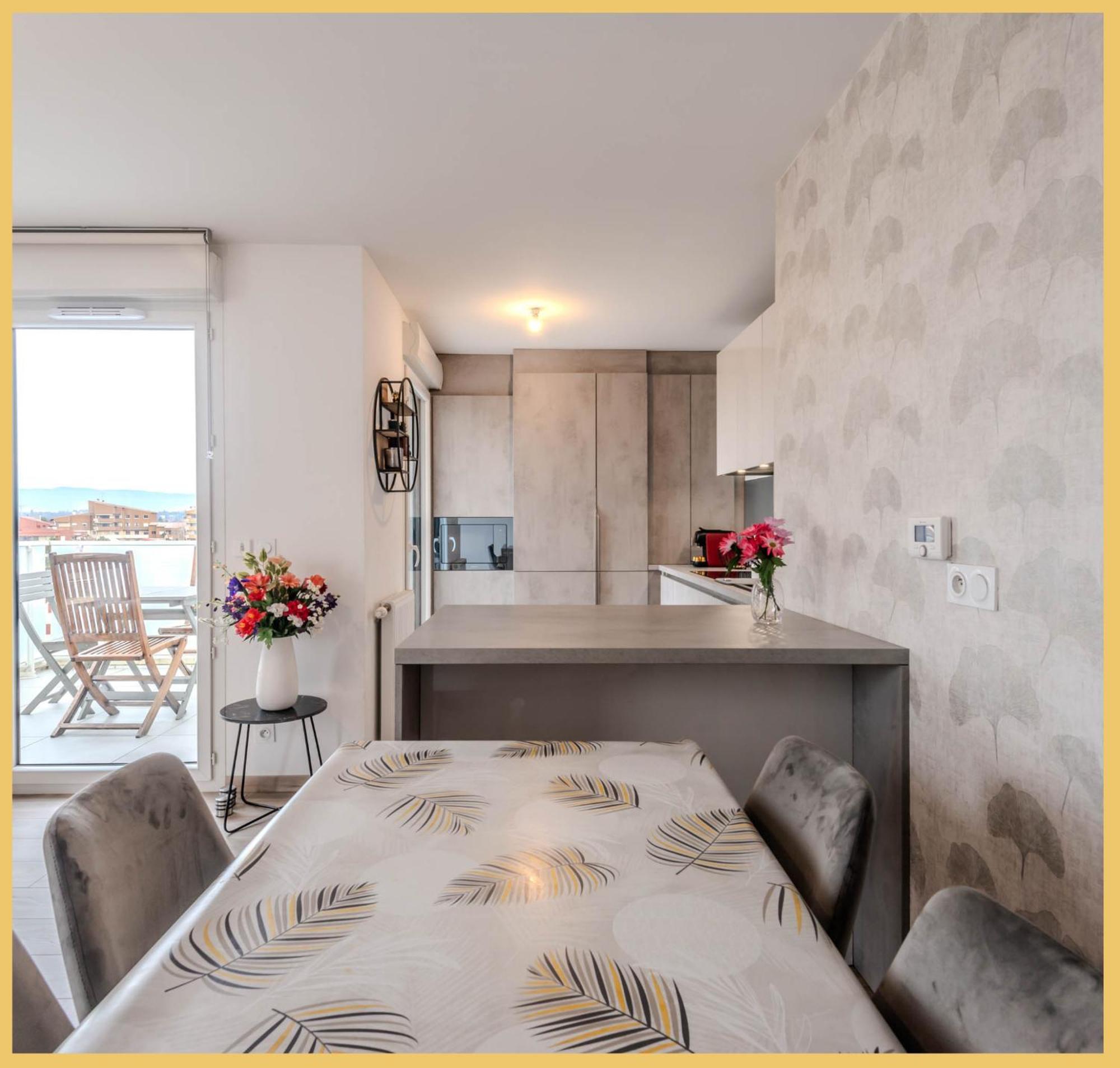 Ferienwohnung Appart T3 Moderne Ambilly Exterior foto